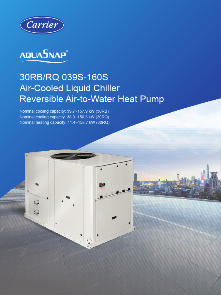 30RB-RQ Series 2021 - tcm175-147055 | PDF | Air Conditioning | Heat ...