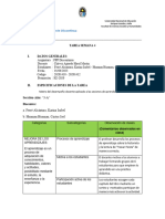 Tareas Matríz Del Buen Desempeño