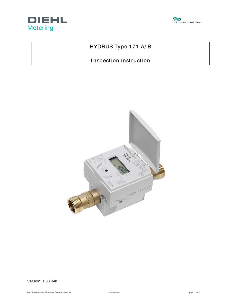 HYDRUS Type 171 A/B Inspection Manual | PDF | Science & Mathematics ...