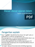 Dasar-Dasar Ajaran Islam (3)