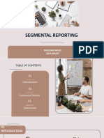 FAR - Segmental Reporting