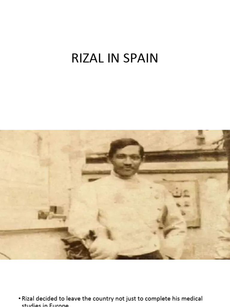 Rizal in Spain PDF