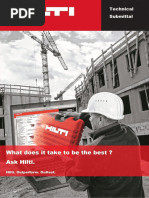 Hilti Installation System Submittal