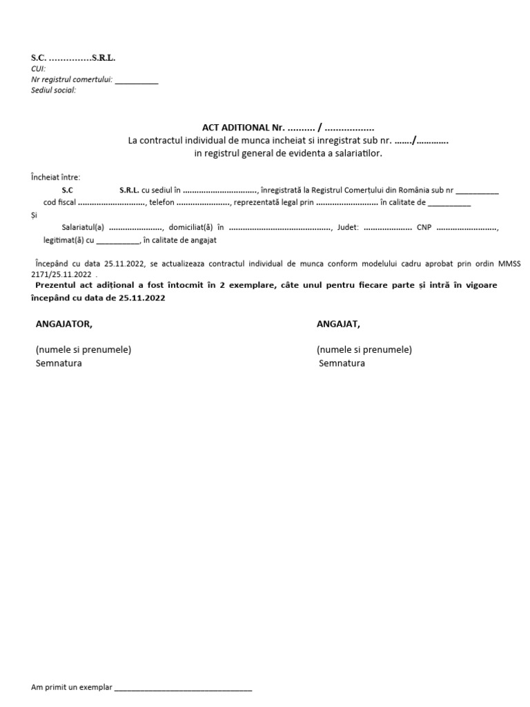 Act Aditional | PDF