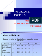 Tahanan Propulsi - Minggu 8