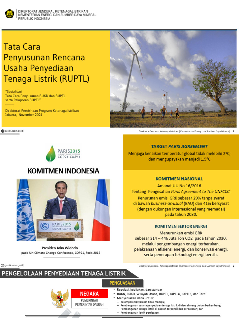 74a43 Paparan Tata Cara Penyusunan Ruptl | PDF
