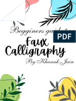 Begginers Guide To Faux Calligraphy