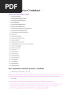 OOPS Interview Cheatsheet