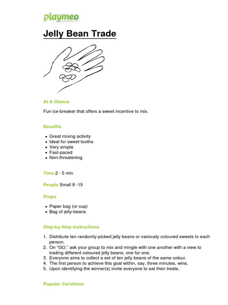 Jelly Bean Trade PDF