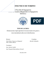 TESI DI LAUREA - Ottimizzazione Degli Algoritmi Di Riconoscimento Dei Guasti A