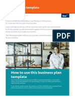 Small Business Plan Template