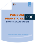 Panduan Praktik Klinis Ruang Gawat Darurat Puskesmas Gondanglegi 2023