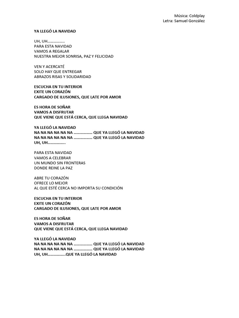 Ya Llegó La Navidad Pdf