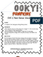 Pumpkins: CVC & Non-Sense Word Game