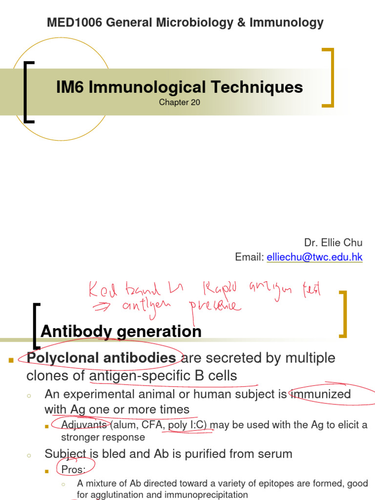 Sim6 Immunological Techniques 22 Pdf