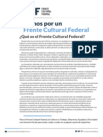 Vamos Por Un: Frente Cultural Federal