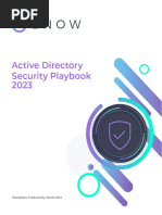 The ENow Active Directory Security Playbook 2023