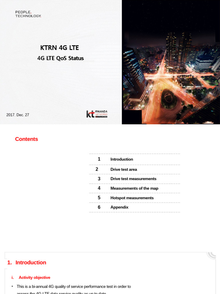 4G LTE Network Quality Report | PDF | Lte (Telecommunication) | 4 G