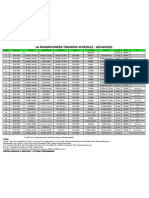 Schedule Training Advance