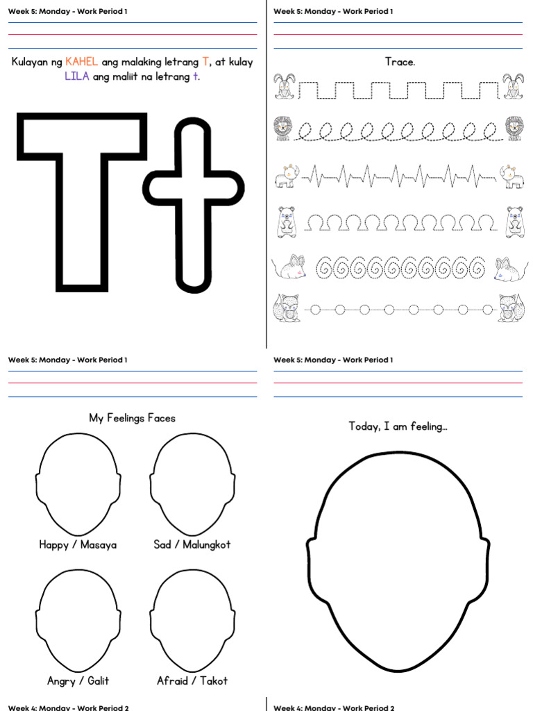 Activity Sheets Week 5 - Day 1-3 | PDF