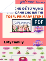Flyer 12 Chu de Tu Vung TOEFL Primary Step 1