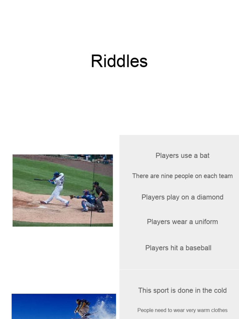 Sports Riddles | PDF