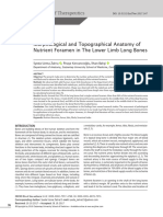 Morphological and Topographical Anatomy of Nutrient Foramen in The Lower Limb Long Bones