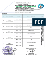 Jadwal Kelas 6