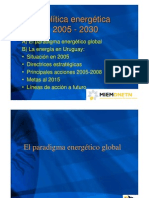 Politica Energetica 2005 2030 Miem