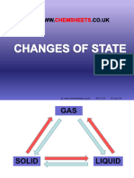 Chemsheets KS3 112 Changes of State 2