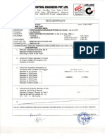 Test Certificates and Inspection Reports Sample