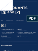 Consonants (G) and (K)