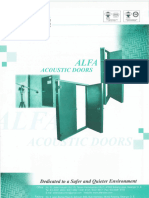 Acoustic Door - ALFA Acoustic Door