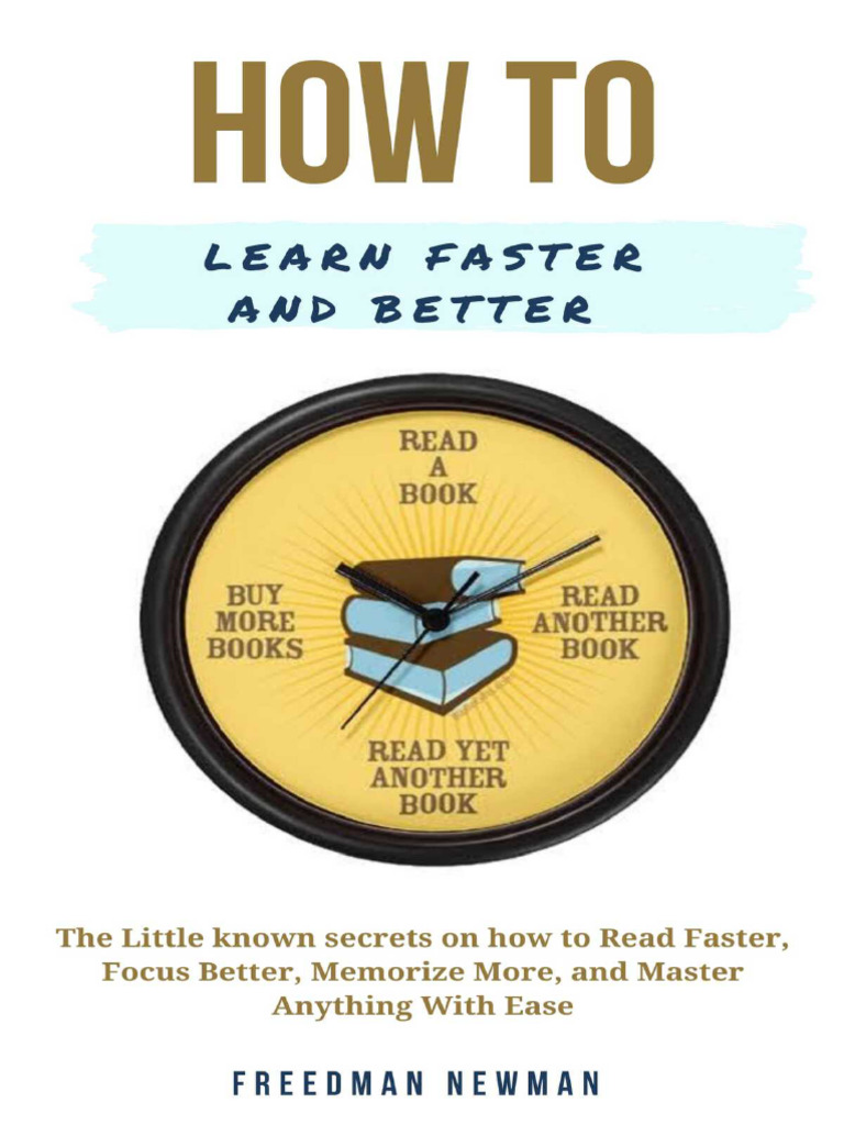 How to learn faster and better pdf