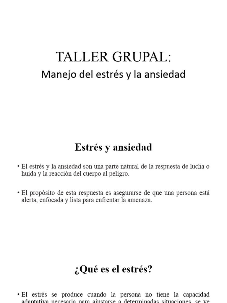 Estres y Ansiedad | PDF | Ansiedad | Estrés (biología)