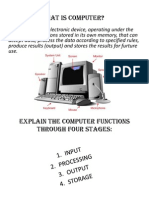 What is a Computer? Explaining its Functions, Components, Evolution and Input/Output Devices