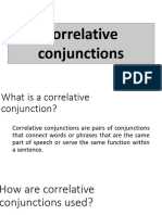 Correlative Conjunction