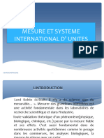 Mesure Et Système International D Unites