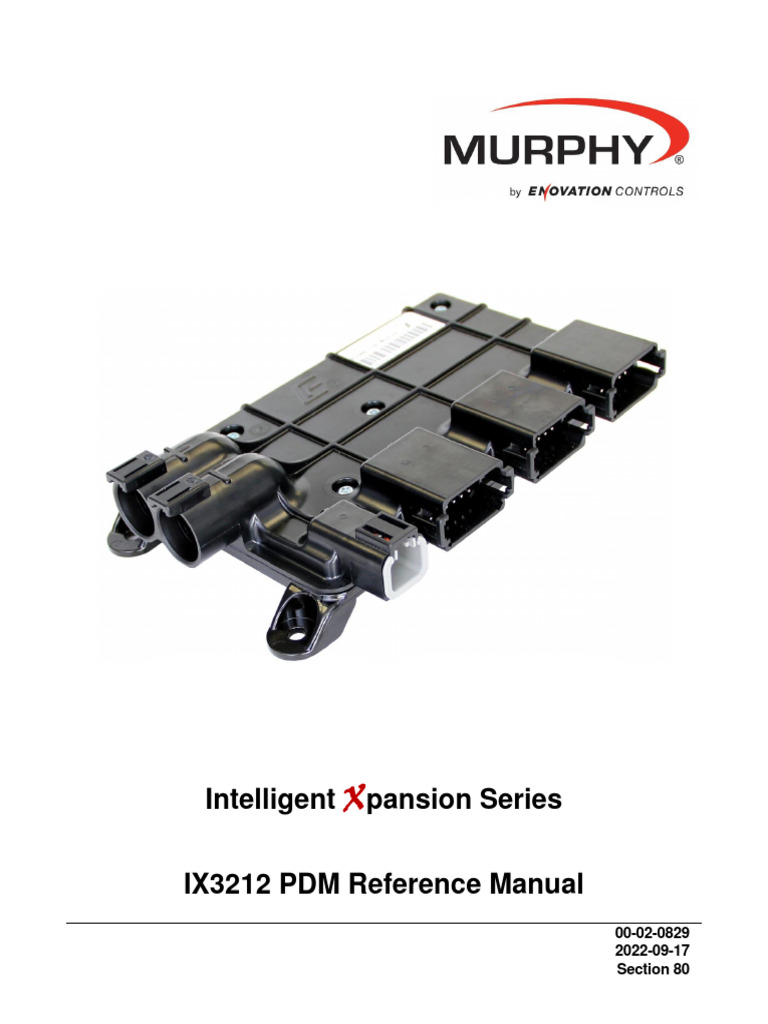 00-02-0829 IX3212 PDM Reference Manual 20220917 | PDF