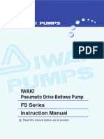 FS Series Pneumatic Drive Bellows Pump Instruction Manual