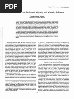 Nemeth. Differential Contributions of Majority and Minority Influence