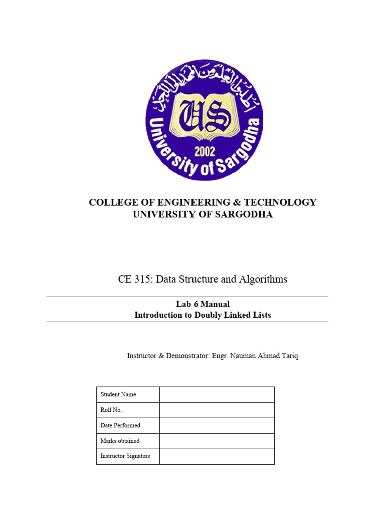 Lab Manual 6 | PDF | Computers