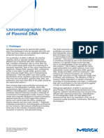 Chromatographic Purification of Plasmid DNA