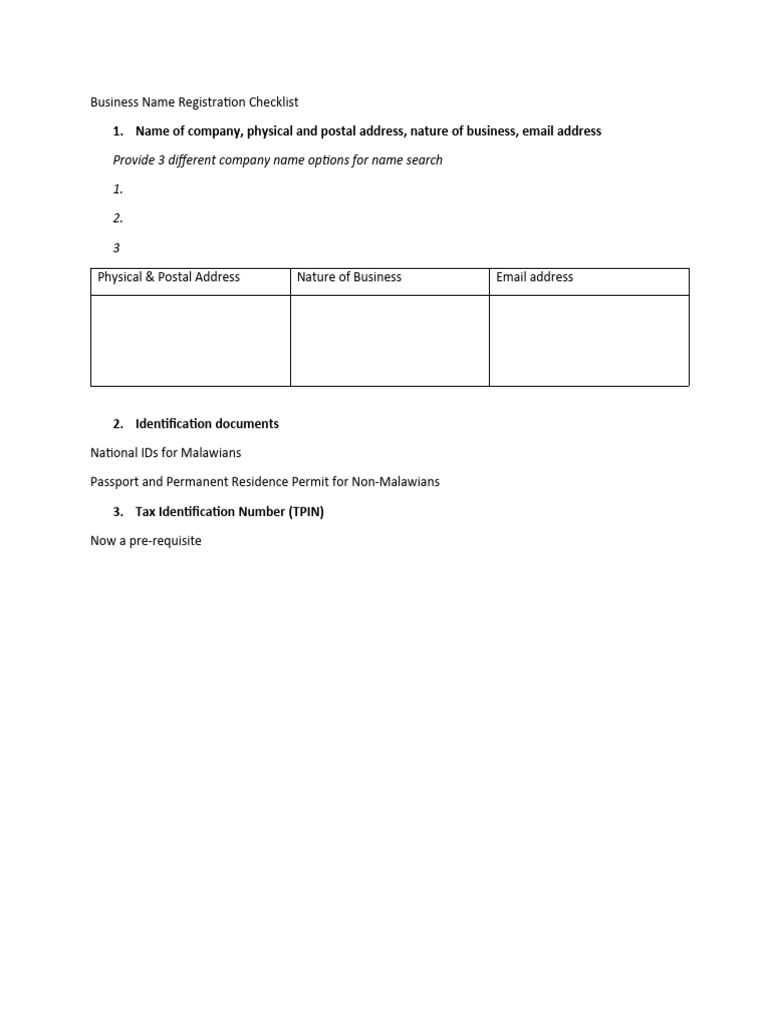 Business Name Registration Guide | PDF | Law