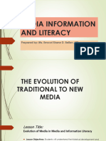 Lesson 2 - Evolution of Media