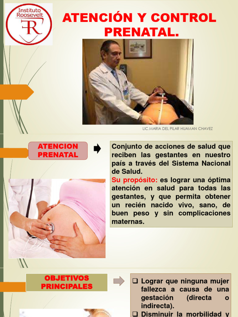 Atención y control pre natal (altura uterina, fpp, maniobra de leopol ...