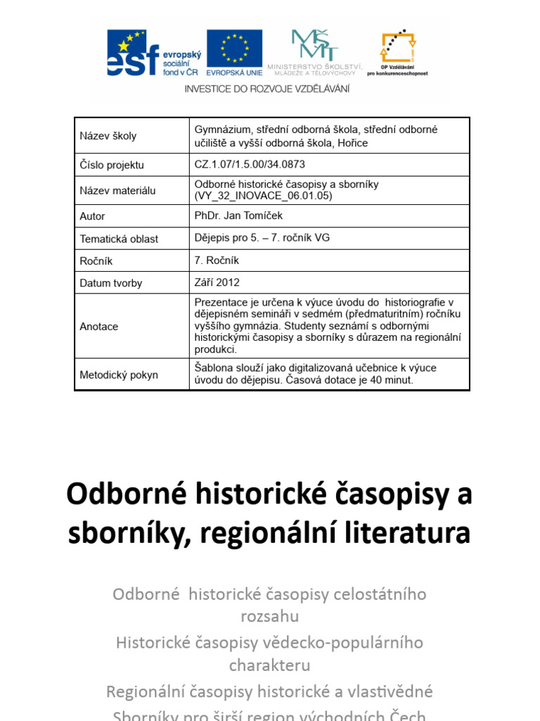Odborne Casopisy A Sborniky Pdf