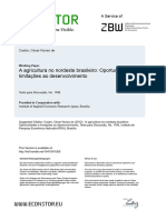 A Agricultura No Nordeste Brasileiro: Oportunidades e Limitações Ao Desenvolvimento