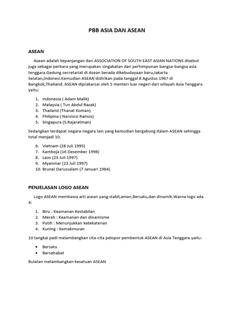 Pbb Asia Dan Asean 2023 Pdf