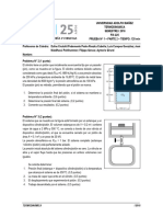 Prueba #1 Termodinamica Semestre I 2018